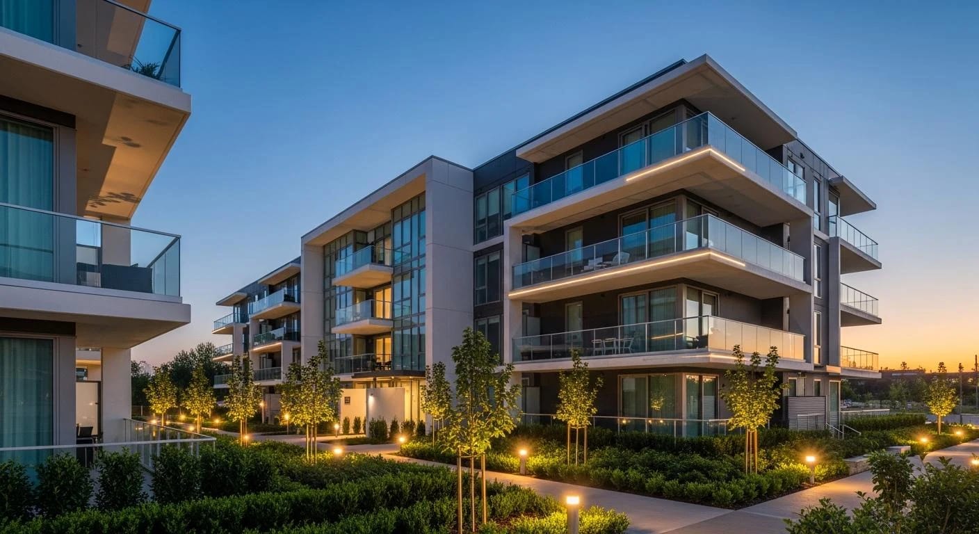 Fachada de um edifício residencial